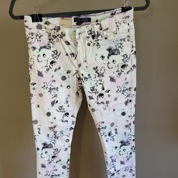 Levi's Denim Leggings Girls Size 14 New - Picture 1 of 7